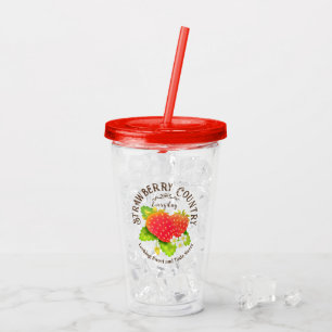 Jordgubbe Take Away Mugg