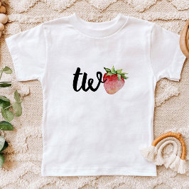Jordgubbe TWO Birthday T Shirt