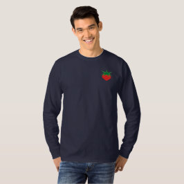 Jordgubbe Unisex Långärmad Shirt T Shirt
