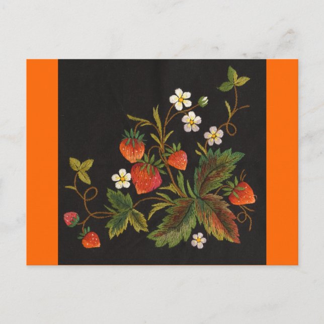 Jordgubbe Vykort (Framsida)