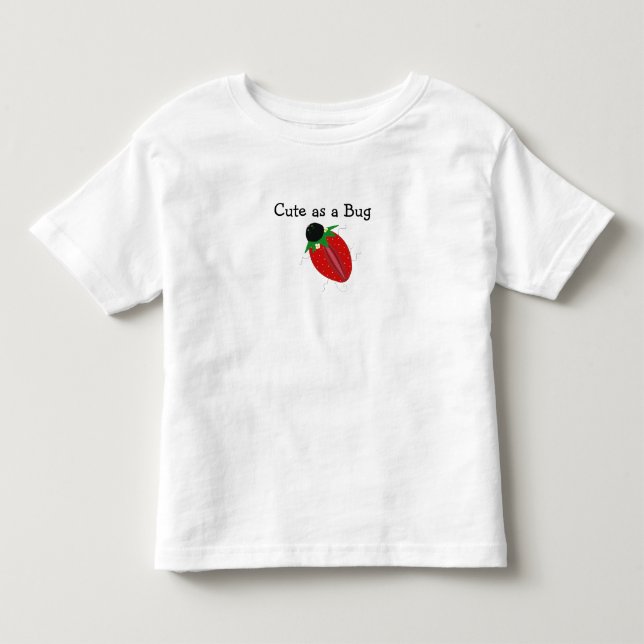 Jordgubbebug Design T-shirt (Framsida)