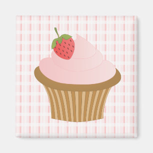 Jordgubbechokladmuffin Magnet