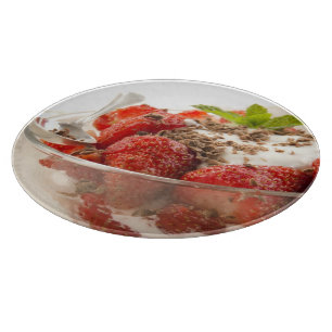 Jordgubbeefterrätt med ny yoghurt
