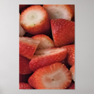 Jordgubbefoto Poster