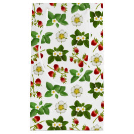 Jordgubbefrukt med blommagåvan hänger lös