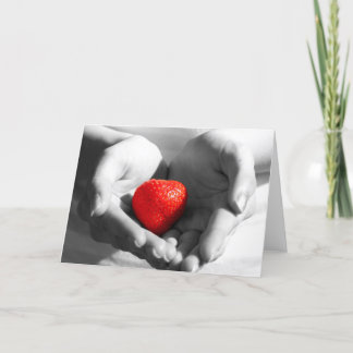 Jordgubbegåva Helgkort