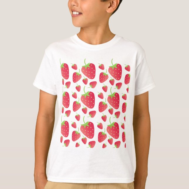 Jordgubbegrupp T Shirt (Framsida)