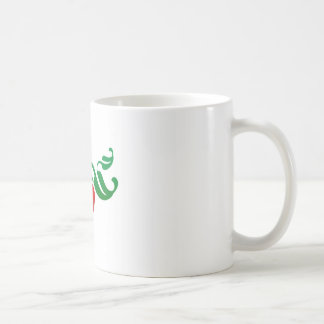 jordgubbehjärta kaffemugg