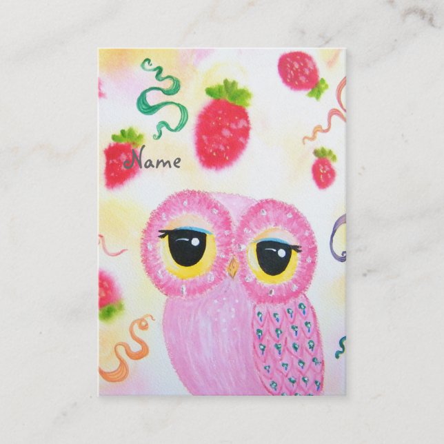 Jordgubbejordgubbe Visitkort (Framsida)