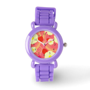 Jordgubbemönster 2 armbandsur