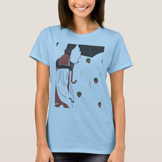 Jordgubben sätter in Feet.ai T-shirt (Framsida)