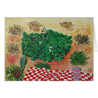 Jordgubbepicknick med lite tvivel OBS kort