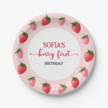 Jordgubberry Berry Första födelsedag