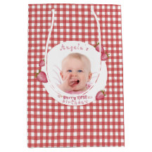 Jordgubberry Berry Första födelsedag