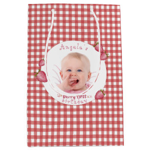 Jordgubberry Berry Första födelsedag