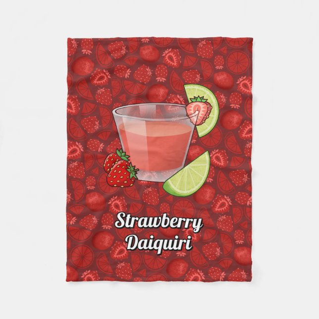 Jordgubberry Daiquiri Fleecefilt (Framsidan)