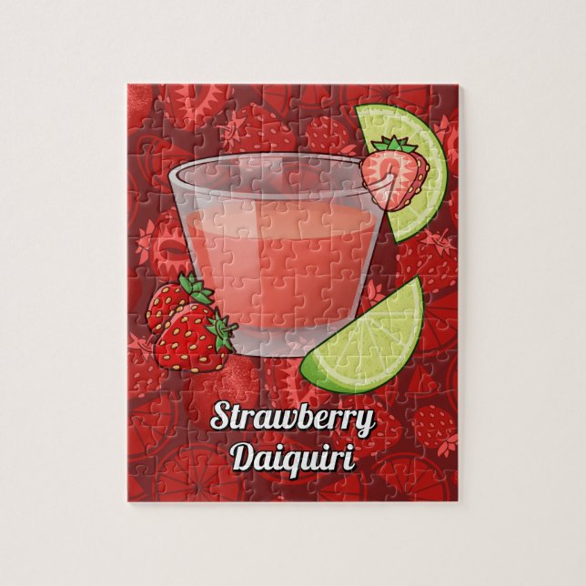 Jordgubberry Daiquiri Jigszle Puzzle Pussel (Vertikal)