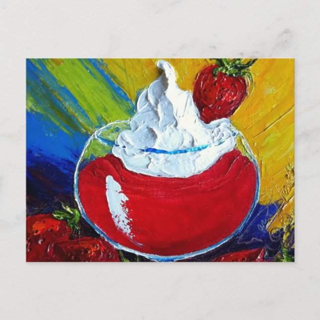 Jordgubberry Daiquiri Vykort (Framsida)