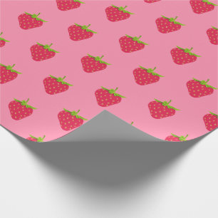 Jordgubberry Kawaii Aesthetic Tropical Berry Fruit Presentpapper