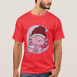 Jordgubberry Mjölk Pastel Goth Axolotl Japanskt Ch T Shirt