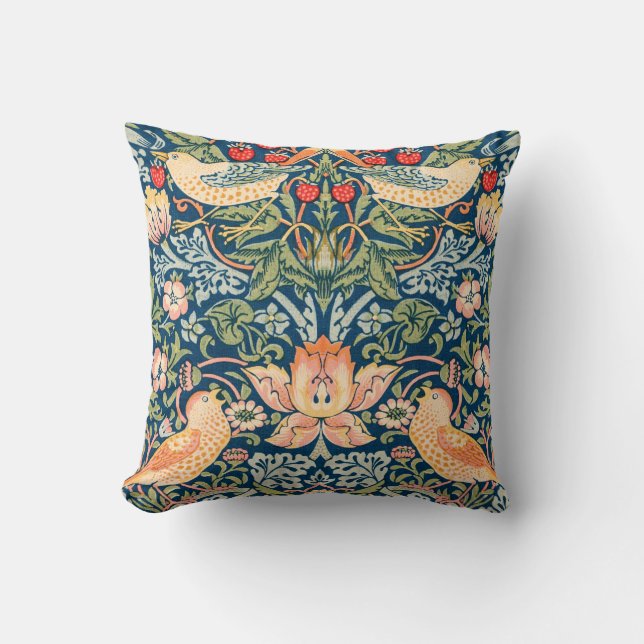 Jordgubberry Thief Artistic William Morris Pillow Kudde (Framsida)