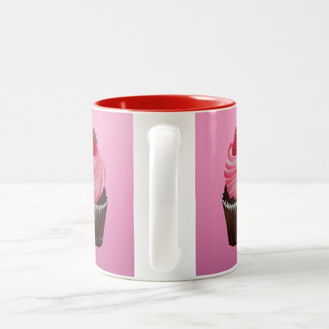 Jordgubbesocker Två-Tonad Mugg (Handtag)