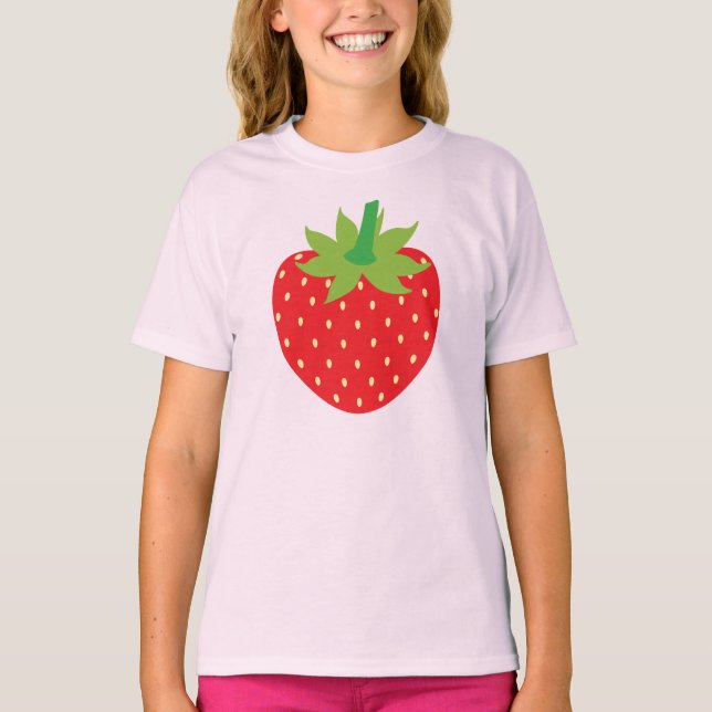 JordgubbeT-tröja T Shirt (Framsida)