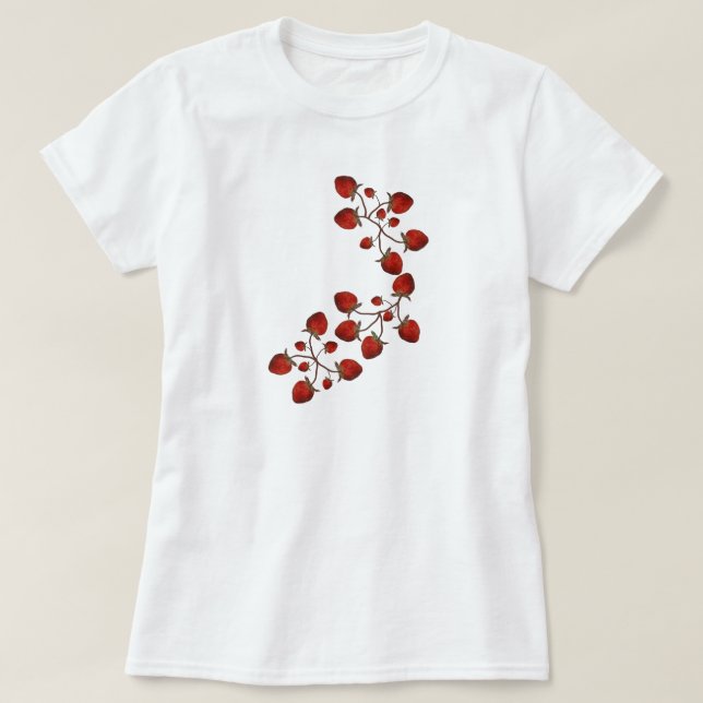 JordgubbeT-tröja Tröja (Design framsida)