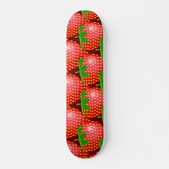 Jordgubbetapet Skateboard Bräda 21,5 Cm (Framsida)