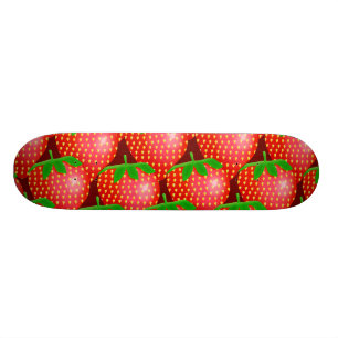 Jordgubbetapet Skateboard Bräda 21,5 Cm