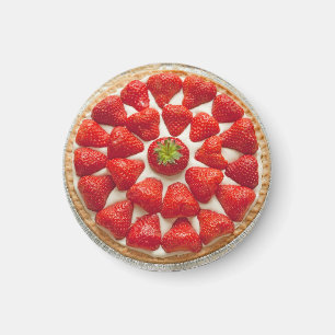 Jordgubbetårtamagnet Magnet