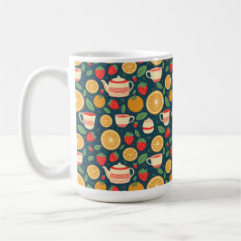 Jordgubbs Orange Teklock Kaffemugg