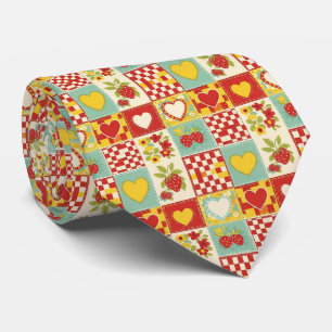 Jordgubbs Patchwork Picknick (2) Slips