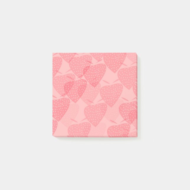 Jordgubbs Post-it-lappar Post-it Block (Framsida)
