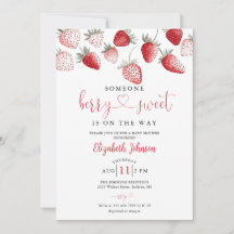 Jordgubbsbabyshower Allt i Allt