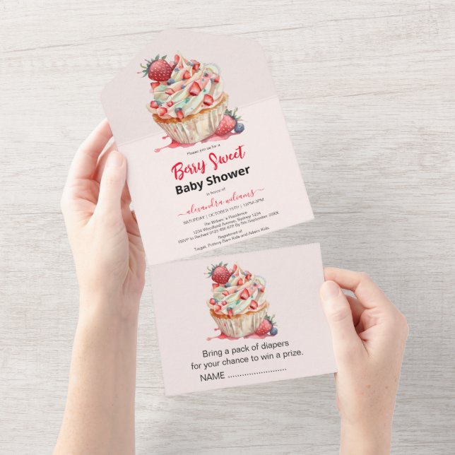 Jordgubbsbabyskor | Berry Sweet (Avrivbar del)