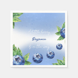 Jordgubbsbabyskor Pappersservett