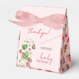 Jordgubbsbabyskor Presentaskar