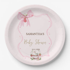 Jordgubbsbär,Gås,Bow Ram Dots Baby Shower
