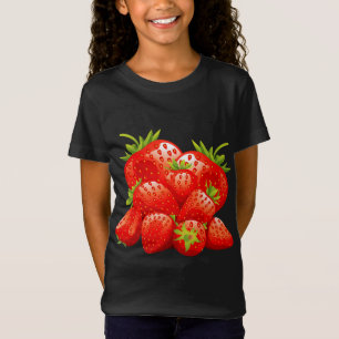 Jordgubbsbär Kärlek Vegan Älskare Fruit Coola Vega T Shirt