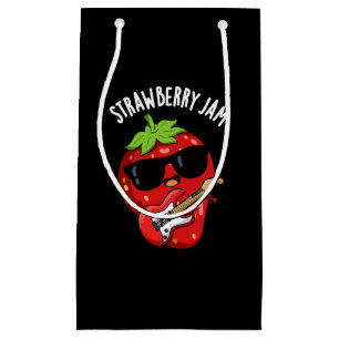 Jordgubbsbär Sylt Funny Fruit Pun Mörk BG