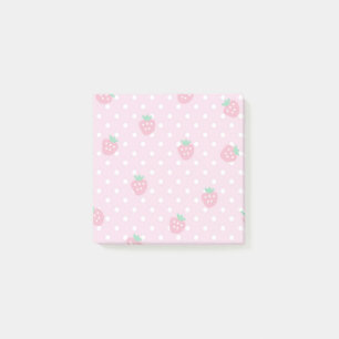 Jordgubbsbergsdyna noser post-it block