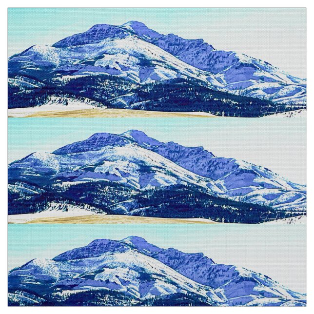 Jordgubbsbergsstruktur Tyg (Provkarta)