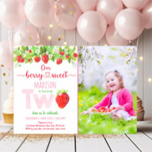 Jordgubbsberry Berry Sweet 2:a födelsedagen
