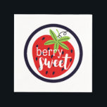 Jordgubbsberry Berry Sweet Birthday Flicka Kids' Pappersservett<br><div class="desc">Söt som juicy,  plumpjordgubbsbär! Stil med brant röd,  grönt och svart contemporary för en fruktig och roligt födelsedagsfest. ・ Samordna det! Bläddra i den svenska jordgubbsdagsinsamlingen för matchande produkter,  inklusive inbjudningar,  papper omslutning,  party-dekor med mera!</div>