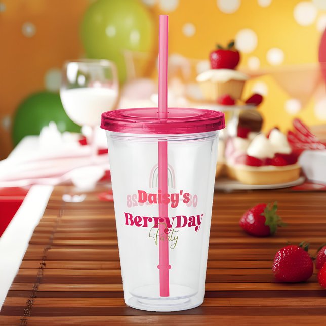 Jordgubbsberry Fält Delight Birthday Take Away Mugg (Skapare uppladdad)