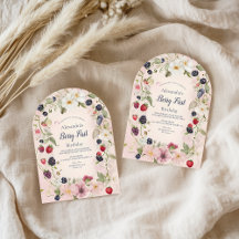 Jordgubbsberry - första födelsedag Party