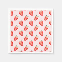 Jordgubbsberry, första Rosan, födelsedagsinbjudan