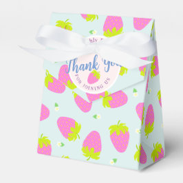 Jordgubbsblå Presentaskar