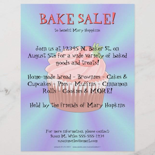 Jordgubbsblomma Reklamblad (Framsidan)